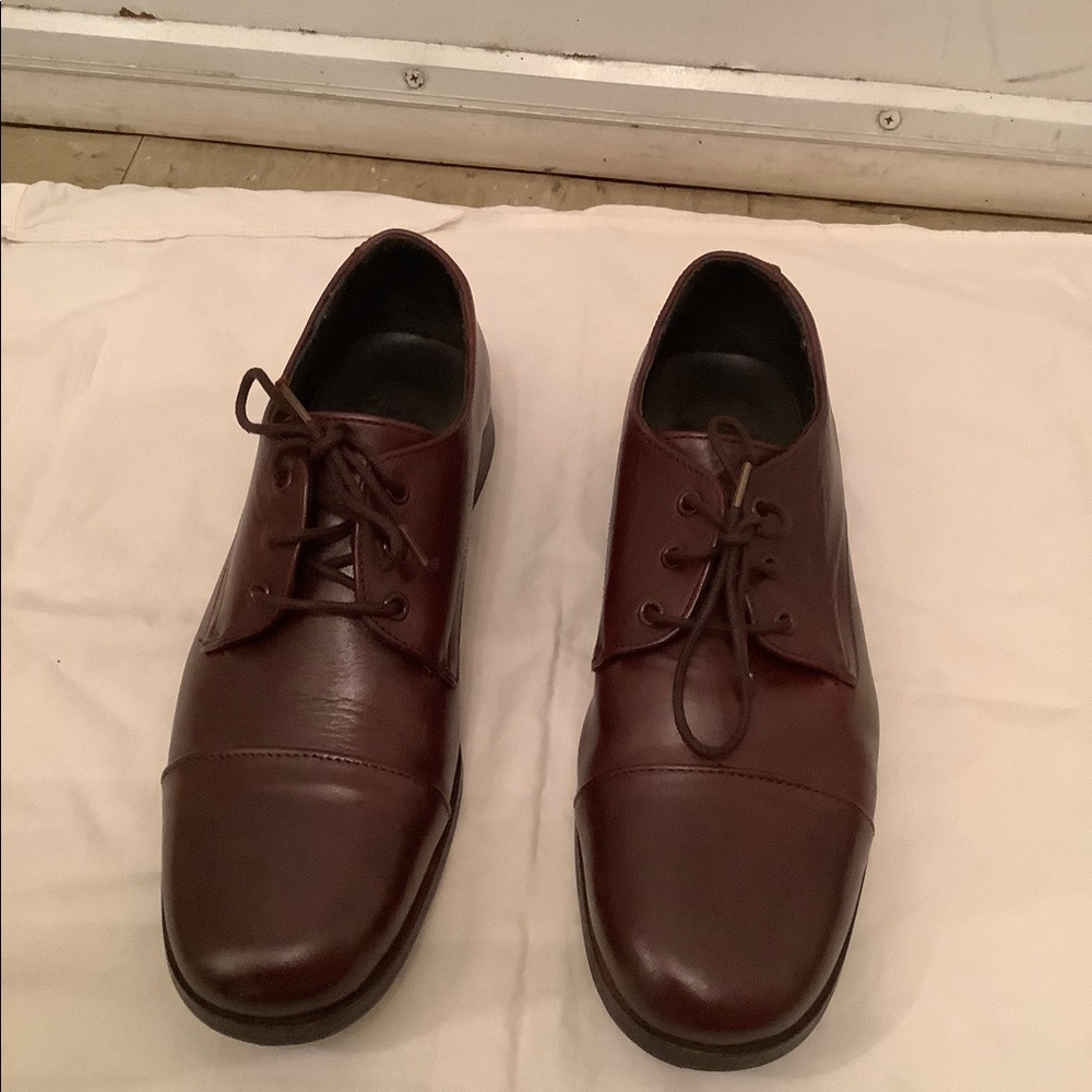 KSUBI OXFORD TOE CAP LACE LEATHER SHOES​​​​​​​​